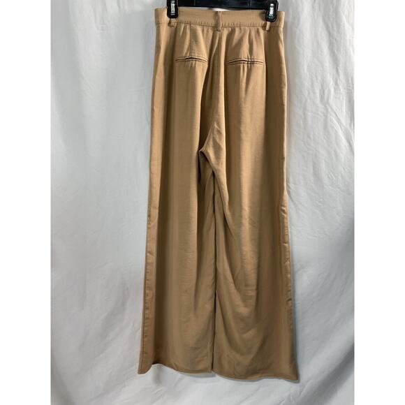 Nonchalant Label 'Fabi' Beige Wide Leg Pant Size S - Picture 3 of 5
